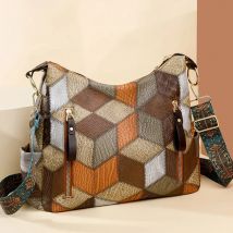 Mode Kontrast Farbe Große Kapazität Weibliche Einkaufstasche PU Leder dame Schulter Tasche Marke Designer frauen Eimer Handtaschen