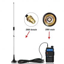 UT-106UV Antenna per auto magnetica SMA-F Dual Band Antenna integrata VHF UHF per Baofeng UV-5R UV82