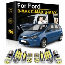 Wewnętrzne światło LED do Ford C Max MK1 MK2 Cmax Bmax Smax B S Max Akcesoria 2004 2006 2007 2008