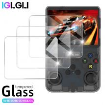 Gehärtetes Glas für die R36S-Spielekonsole, Displayschutzfolie für R36S R35S RGB20S, gehärtetes Glas, kratzfestes Zubehör