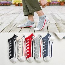 50/30/10/5 niedrige personalisierte kurze Trend kurze Socken Mund Leinwand Sport College Herbst und Sommer Socken Bootssocken flach neu