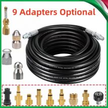 Hochdruck reinigungs maschine Kanalent wässer ungs reinigungs schlauch, Rohrleitung reinigungs set, Reinigungs düse, für Karcher Inters kol Bosch