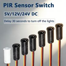 5V12V PIR interruttore di movimento a infrarossi interruttore automatico sensore PIR rilevatore di luce LED interruttore a infrarossi rilevamento sensibile Ritardo 30S