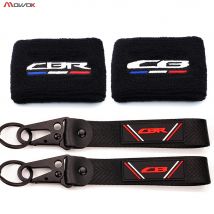 For HONDA CBR 1000RR 600RR 600 F4i CB250R 900RR 929 954 650R CB 1000R Motorcycle key chain Brake Fluid Oil Reservoir cap Socks