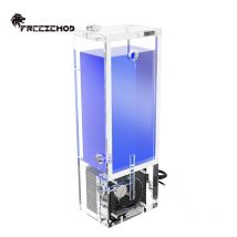 FREEZEMOD Zentrifugale Wasserpumpe, Wassertank, integrierte Mehrlochposition, geräuschloses modulares Design, PUB-EG6-FX-360C