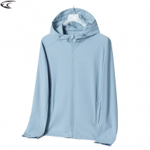 LNGXO Unisex Schnell Trocknende Wanderjacke Männer Frauen Outdoor Sommer Sonnenschutz Mantel Elastische Trekking Klettern Camping Kleidung