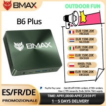 BMAX B6 Plus Mini PC Intel I3-1000NG4 Windows 11 PC 12 GB DDR4 RAM 512 GB NVMe SSD WIFI 5 USB 3.0 USB * 3 HDMI * 2 Bluetooth4.2