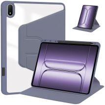 Per Oneplus Pad 3 One Plus Pad 3 Custodia da 13,2 pollici 2025 con portapenne Custodia rigida trasparente in acrilico con rotazione a 360 gradi in pelle PU