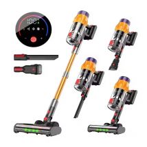 V18 550W 55000PA Potenza di aspirazione Cordless Aspirapolvere Palmare Smart Home Tazza per la polvere 60 minuti di autonomia 3 pezzi Set di filtri