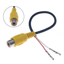 Car Reverse Camera Input Cable Black ABS Car Rear Camera Output Harness For Ford For  2 For  3 For Focus For Fiesta