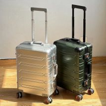Borsa da viaggio per valigia trolley di grande capacità Valigia da viaggio in lega di alluminio-magnesio Bagagli rotolanti da lavoro