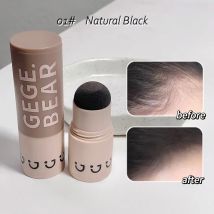 Gege Bear Polvere Ombreggiante Impermeabile per Capelli, Correttore Naturale per Capelli da Donna e Uomo, Stick Ombreggiante per la Linea dei Capelli