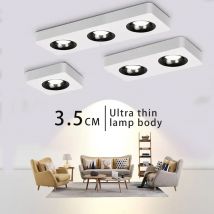 Neue LED-Down lights ultra dünne quadratische Scheinwerfer LED-Decken leuchte Wohnzimmer Schlafzimmer Küche Leuchte für Raum Wohnkultur