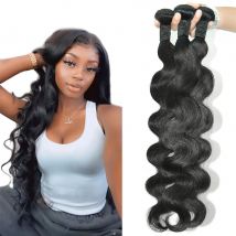 FDX 32 34 36 40 Fasci di capelli umani Fasci di onde del corpo Affare Fasci di capelli umani morbidi Fasci di onde del corpo brasiliane Tessiture di capelli cuciti