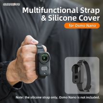 For DJI Osmo Nano Silicone Hand Wristband Adjustable Bicycle Strap Protective Case for DJI Osmo Nano Camera Accessories Mount ﻿