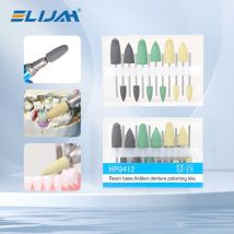 HP0412 12 teile/satz Dental Harz Basis Versteckte Prothese Polieren Kits für Niedrige Geschwindigkeit Contra Winkel Handstück Denspay Zahnmedizin Werkzeuge