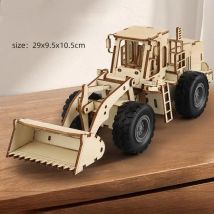 OUZEY DIY Mechanical Car Model Kit - 3D Wooden SUV Puzzle, Challenging Building Toy & Engineering Gift for Adults 14+