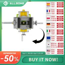 Imadło krzyżowe Allsome 3-calowe, dwukierunkowe imadło stołowe do wiertarki, przenośne imadło krzyżowe do wiertarki i frezarki