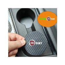 Non-slip Car Water Cup Pad Rubber Mat Bottle Holder For Fiat 500 Punto 124 125 500 Bravo Stilo Panda Abarth Tipo Viaggio