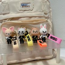 SKZOO Cute Doll Keychain, stray kids keychain， Cute and exquisite backpack, car Stray Kids accessories pendant, birthday gift