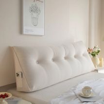 Bamboo velvet headboardcushionpillow, removable and washable dormitory soft bagwaist protection pillow on the bedtatami backrest
