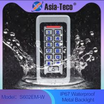 Hintergrundbeleuchtung, RFID-Metalltastatur, Türzugangskontrollsystem, Wiegand 26/34 IP68, wasserdichte Proximity-Karte, eigenständig, mit 2000 Benutzer