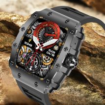 New Trend Smart Sports Watch 1.76 inch AMOLED 3D Dynamic Dial IP67 Waterproof Bluetooth Call NFC Voice Assistant Men Smartwatch