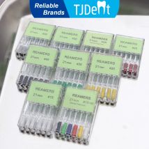 TJDent 6 Stück/Box Dental Root Cannal Endo File Nickel-Titan Reibahlen Feilen Handgebrauch 21 mm 15-40 #   Endodontische Instrumente für Zahnheilkunde