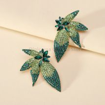 Flügel Volle Mode Strass Weiblichen Charme Baumeln Ohrringe Für Frauen Luxus Design Ungewöhnliche Hochzeit Schmuck Zubehör