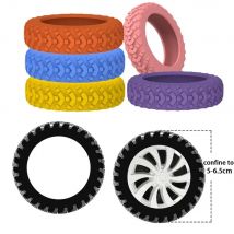 8 pezzi di protezione per ruote per bagagli, ruote in silicone, scarpe con rotelle, valigia per bagagli da viaggio, riduce il rumore, accessori per la copertura della protezione delle ruote