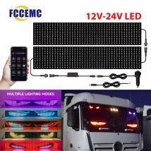 200/150/120 cm Devil's Eye LED Truck Sign Scrolling Animation APP Fernbedienung LED Matrix Pixel Panel LED Display Licht 12-24V
