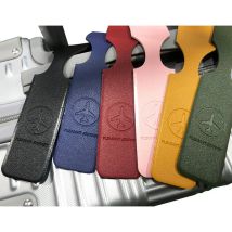 1 pz portatile in pelle PU bagaglio Tag valigia identificatore etichetta bagaglio borsa d'imbarco Tag nome ID indirizzo supporto accessori da viaggio