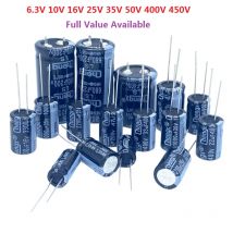 6.3V 10V 16V 25V 35V 50V 400V 450V 1UF 2.2UF 4.7UF 10UF 1000UF 22UF 33UF 47UF 470UF 100UF 220UF Condensatore elettrolitico in alluminio
