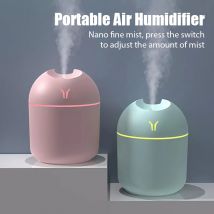 250ML Mini Luftbefeuchter Aroma Ätherisches Öl Diffusor USB Hause Auto Kühlen Nebel Sprayer Parfüm Luft Humidificadores mit LED-Licht