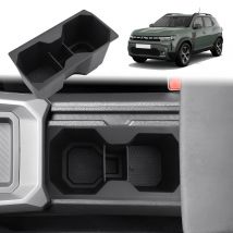RUIYA für Dacia Duster 3 2024 2025 2026 Auto-Mittelkonsole Getränkehalter Aufbewahrungsbox Auto-Innenausstattung Dacia Duster 3 2025 Zubehör