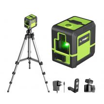 Lfine livello laser professionale 2 linee con livello laser a treppiede Laser a livello orizzontale verticale automatico 360 ° Strumento autolivellante