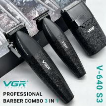 VGR maquinas para barberia profesional maquina de cortar el pelo Cortapelos Mejorado Profesional 9000 RPM Cortadora de Cabello Recargable Recortadora de Barba Base de Carga Cortapelos para Hombres