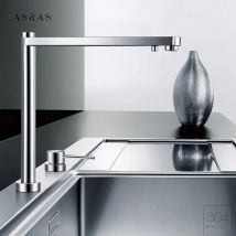 ASRAS spüle Wasserhahn 304 edelstahl hebe Wasserhahn heißen und kalten wasser filter wasser