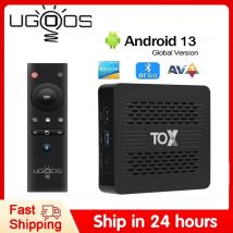 Ugoos TOX4 Smart TV Box RK3528 Android13 4GB 32GB Set Top Box Bluetooth 5,0 AV1 1000M 2,4G 5,8G Dual Wifi 4K HD Multimedia Player