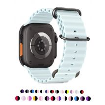 Ocean Band for Apple watch Ultra 3 Series 11 10 9 7 8 6 SE 49mm 45mm 46mm 42mm 44mm 40 41 Silicone bracelet correa iWatch Strap