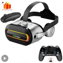Viar 3D Occhiali per realtà virtuale VR Cuffie Dispositivi Bluetooth Lenti per casco Occhiali Smartphone intelligente Cuffie per telefono Gioco mobile