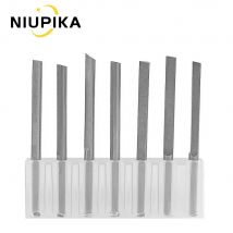 Tungsten Steel Engraving Knives Jewelry Pneumatic Carving Accessories Spatula Triangle Graver Metal Blades DIY Making Tools