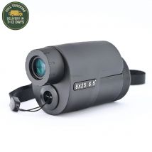 Shooin Optics 8x25 Monokular-Teleskop, kompaktes tragbares High-Definition-Teleskop zum Wandern, Vogelbeobachtung, Reisen