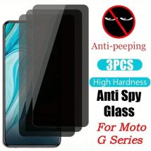 3 pezzi protezione privacy in vetro temperato per Motorola G31 G60 G50 G24 G04 G85 G64 G04s G60s G100 G84 G14 protezioni schermo anti-spia