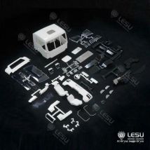 LESU 1/14 RC Kunststoff Kabine Set Auto Shell Dumper Lkw DIY Tmy MANN TGS Modell