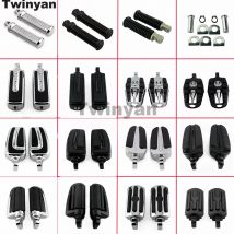 Male Mount Motorcycle Rubber Footrest Footpegs Floorboard For Harley Iron XL 883 1200 Street 750 Touring Custom Dyna FLD Softail