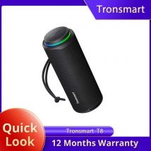 Tronsmart T8 (O3020) Tragbarer Außenlautsprecher, 40 W laut, 360 °   Immersion, 2.1-Kanal-Audio, IPX7 wasserdicht, 18 Stunden Spielzeit, 5,3 BT, 5 V/2 A, über Typ-C-Anschluss, 56 Hz–20 kHz