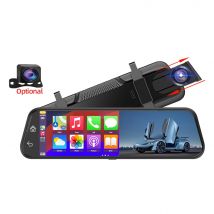 4K HD Car DVR Touch Screen Carplay & Android Auto Dash Cam Night Vision Video Recorder Driving Recorder