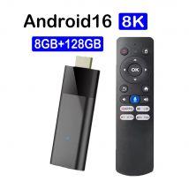 Smart TV Stick Q12 8K Android 16 TV Box Allwinner H313 Dual Wifi 5G 8GB 32GB 64GB 128GB Media Player BT Google Voice Set Top Box