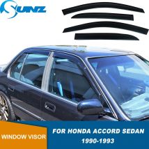 Seitenfenster-Windabweiser für Honda Accord Limousine 1990 1991 1992 1993 Auto-Fensterblenden Regenschutz Windabweiser Wetterschutz